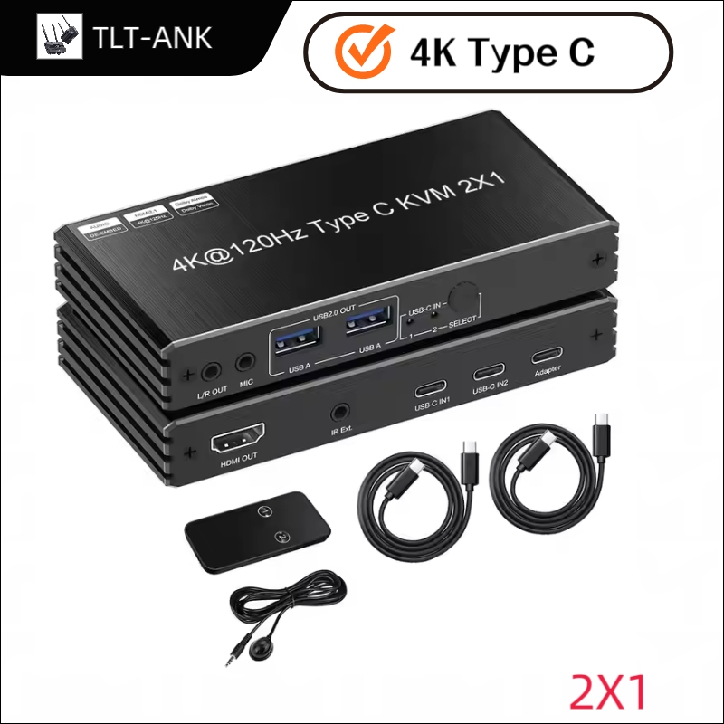 Usb C To Hdmi - 4K@120Hz 8k@60Hz USB C KVM Switch