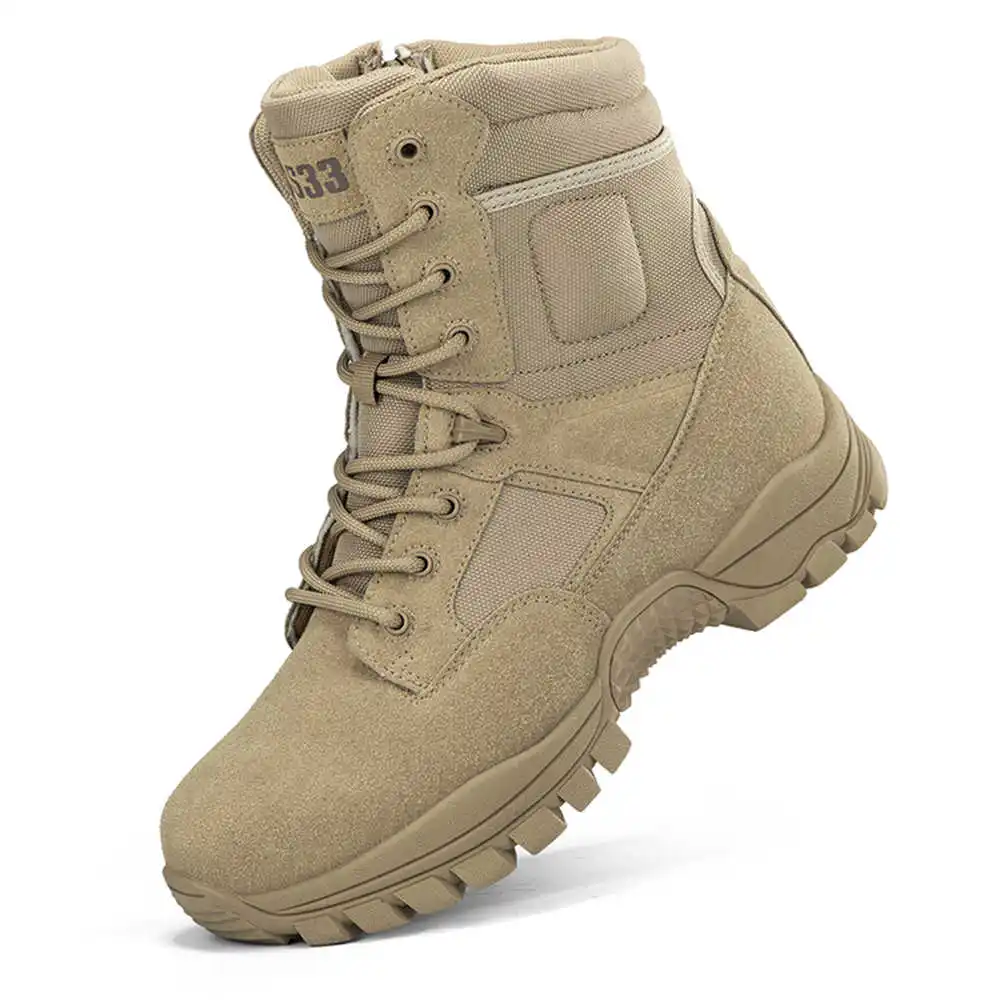 Tech Accessories Industry - Nonslip Genuine Leather Hiking Boots Designer