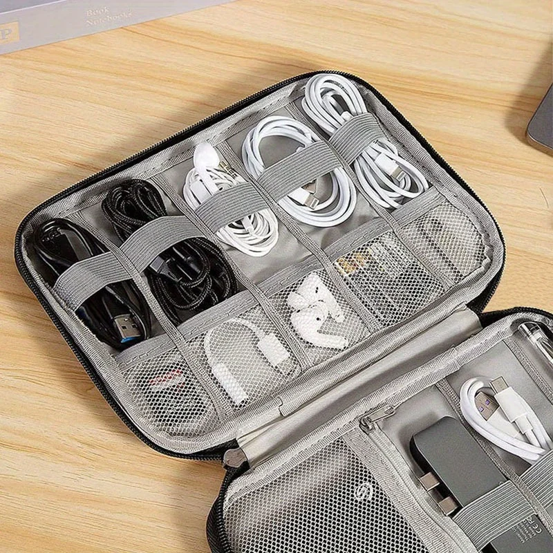 Tech Accessories Storage - 1 Pack Portable Electronic Accessories Storage