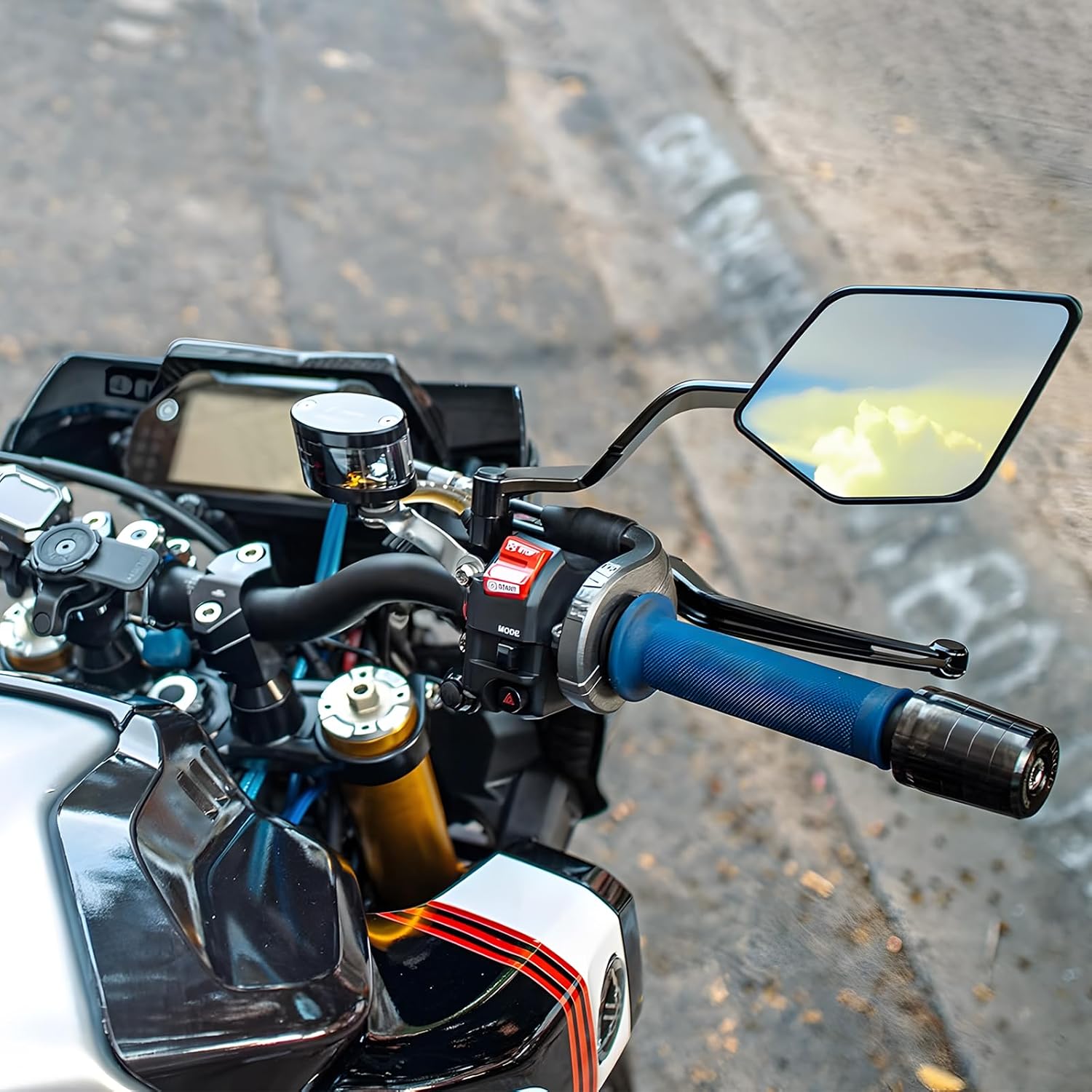 Xmax Tech Max Accessories - Motorcycle Mirrors Stealth max Mirror Kits