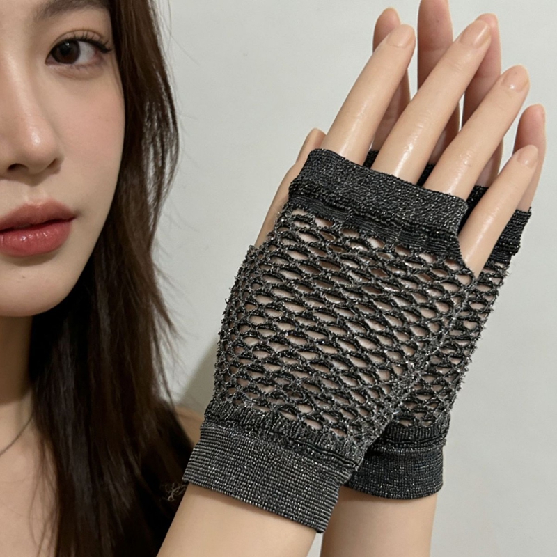 Tech Accessories Photo - Nail Tech Photo Prop Punk Fishnet