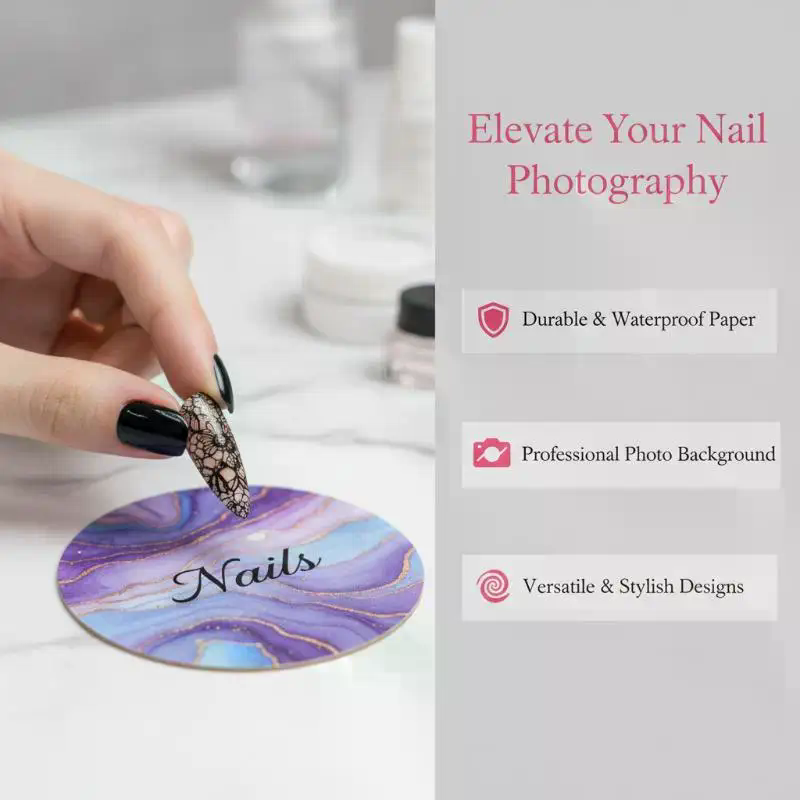 10Pcs Nail Art Display Cards H - огляд і ціна Tech Accessories Photo