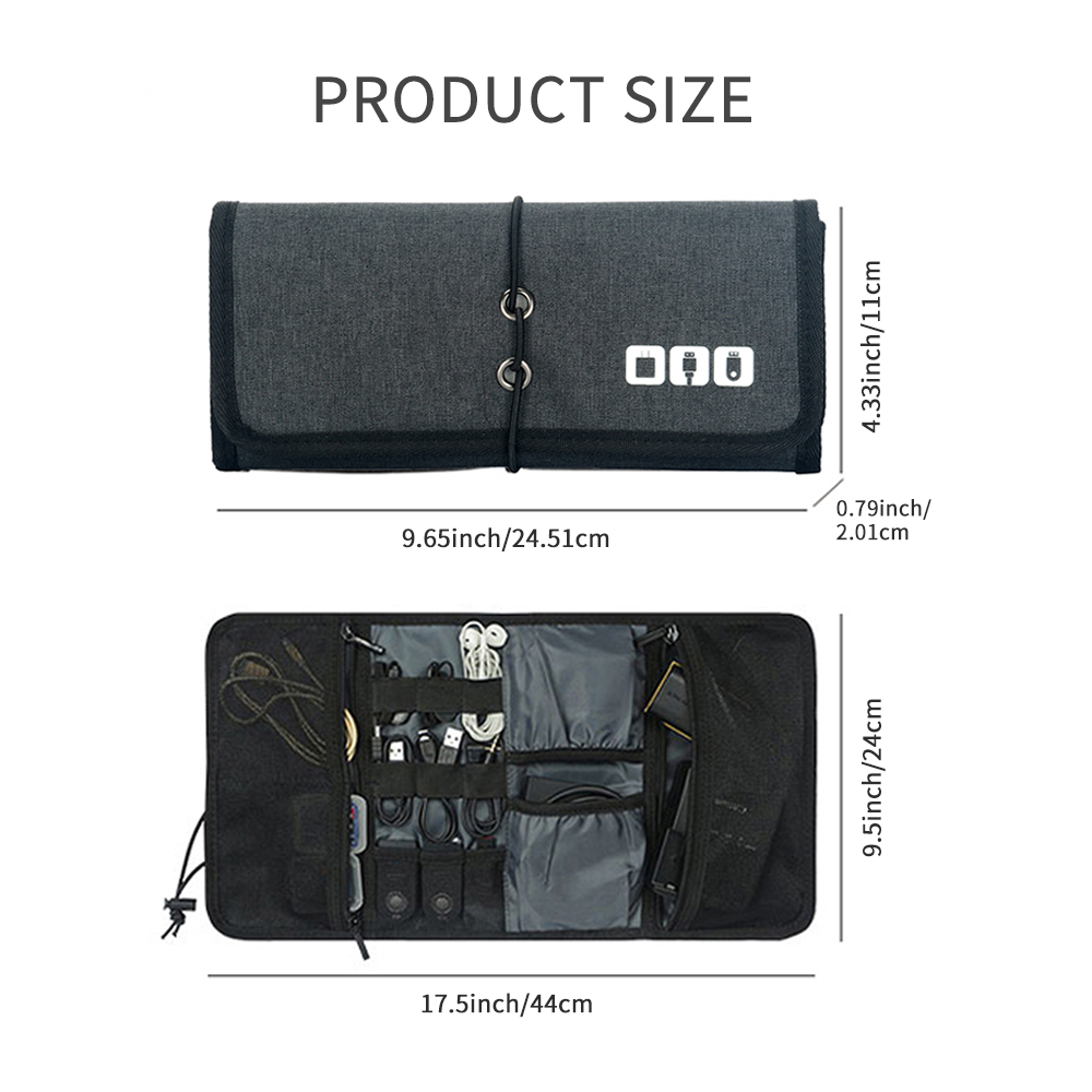 Travel Cable Storage Bag，Elect - огляд і ціна Tech Accessories Storage