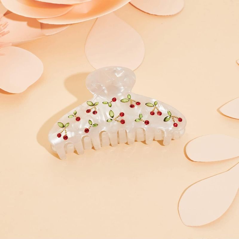 1pc Cherry hair clip, rhinesto - огляд і ціна Tech Hair Accessories