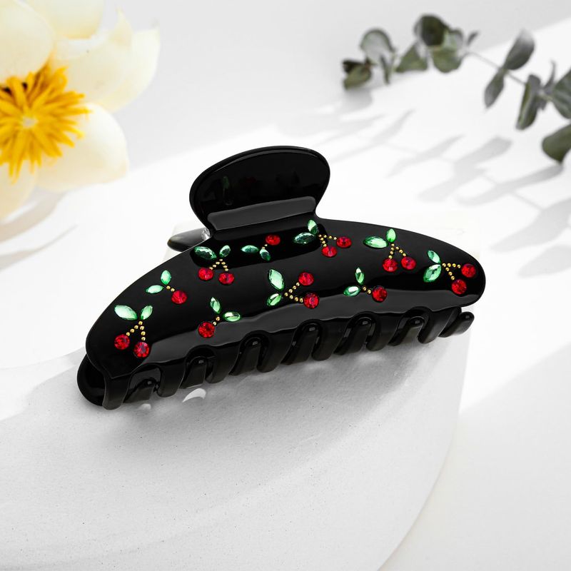 1pc Cherry hair clip, rhinesto - огляд і ціна Tech Hair Accessories