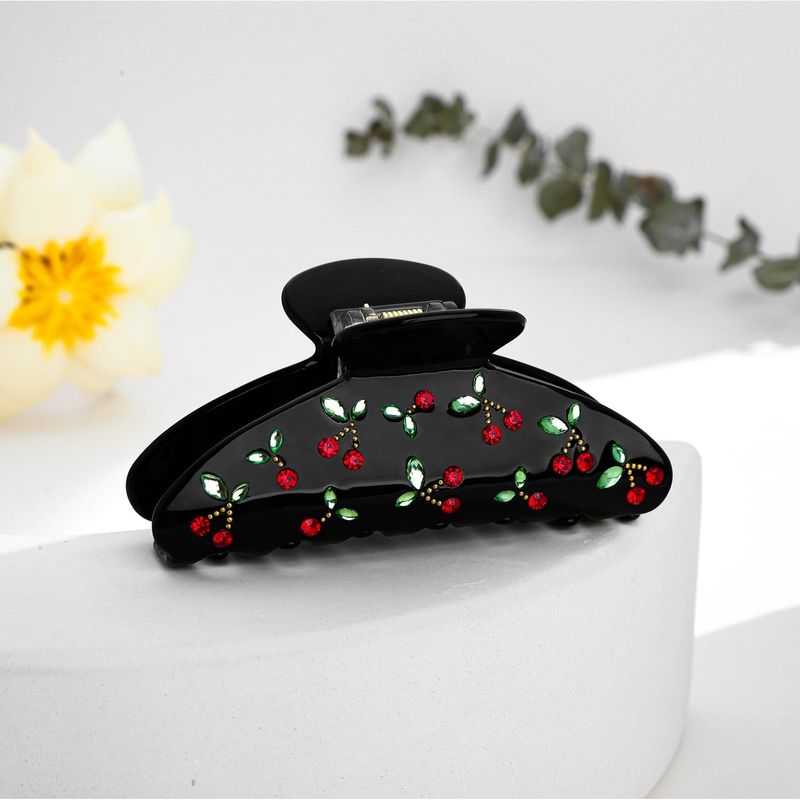 1pc Cherry hair clip, rhinesto - огляд і ціна Tech Hair Accessories