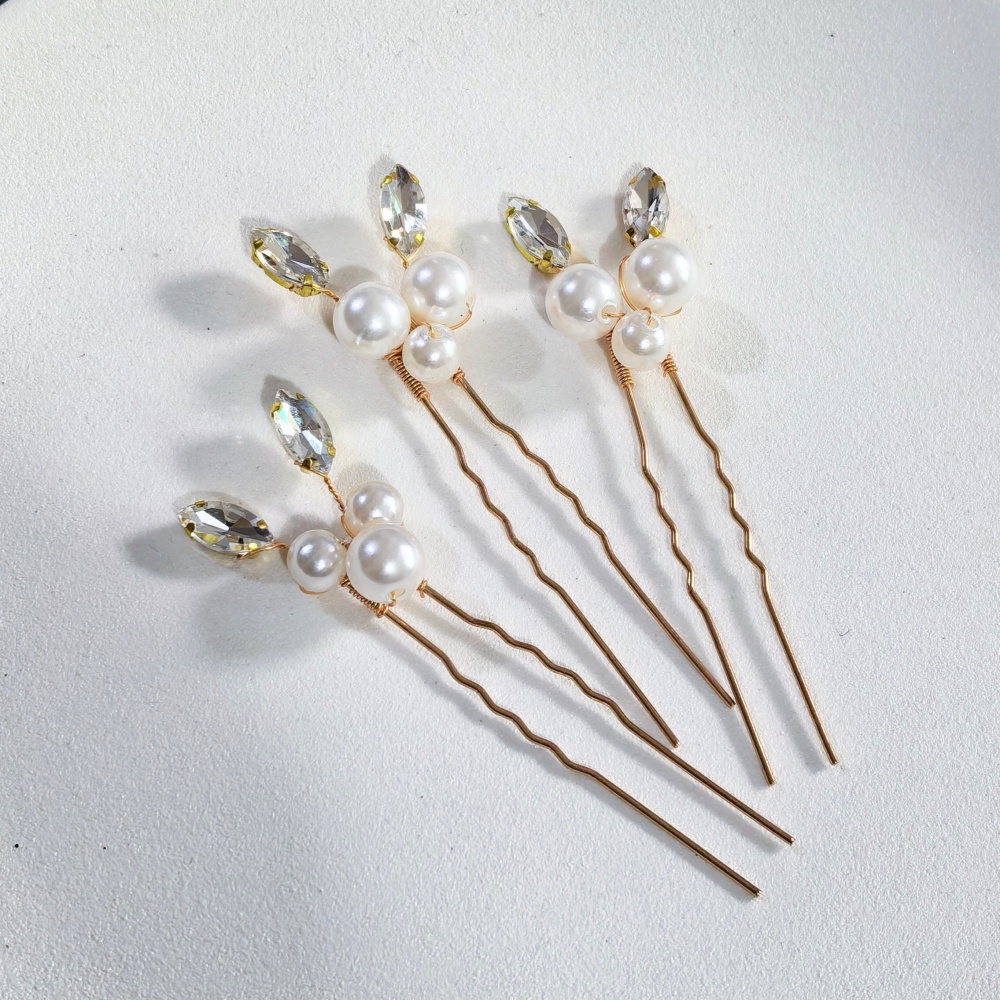 Pearl Crystal Hair Pins Comb S - огляд і ціна Tech Hair Accessories