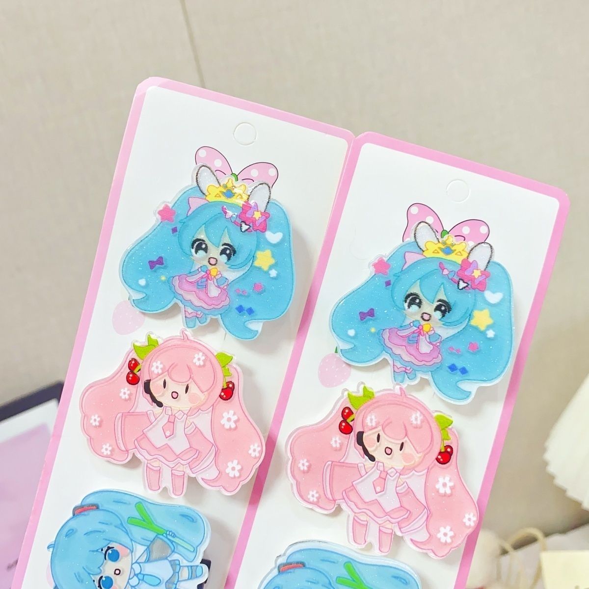 Hatsune Miku cartoon hair clip - огляд і ціна Tech Hair Accessories